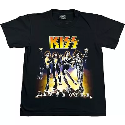 Buy Kiss Band T Shirt Small Black Rock Band T Shirt Destroyer Album Tee Graphic • 22.50£