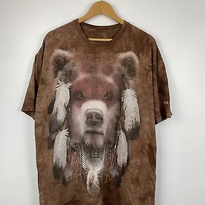 Buy The Mountain T-shirt Adult Extra Large Brown Bear Native American Navajo Nation • 24£