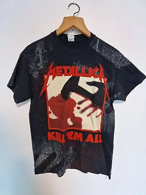 Buy Metallica 'Kill Em All' Mens Metal Band T Shirt Black Short Sleeve DoubleSided • 17.99£