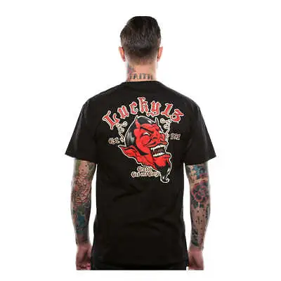 Buy Lucky 13 Grease, Gas And Glory T-Shirt Black • 30.99£