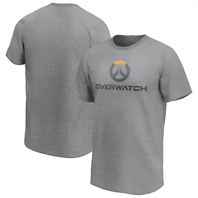 Buy Overwatch Men's Logo T-Shirt (Size 3XL) Grey Game Logo Graphic T-Shirt - New • 9.99£