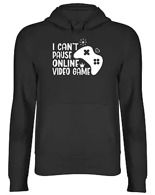 Buy I Can't Pause Online Game Gamer Mens Womens Hooded Top Hoodie Gift • 17.99£