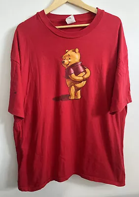Buy Vintage The Disney Store Winnie The Pooh Short Sleeve T-Shirt Size XXL • 13.50£