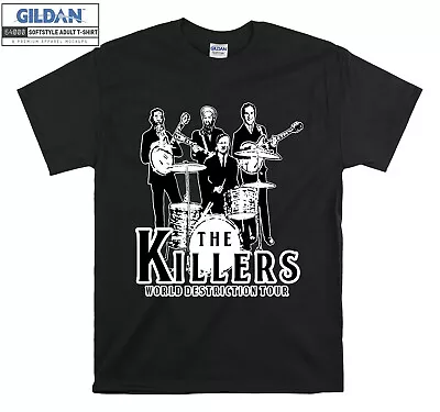 Buy The Killers World T-shirt Destruction Tour T Shirt Men Women Unisex Tshirt 6007 • 11.95£