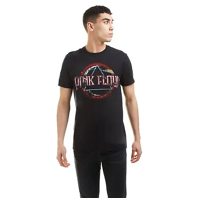 Buy Official Pink Floyd Mens Emblem T-shirt Black S - XXL • 13.99£