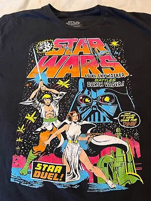 Buy 1977 Star Wars Comic Book Classic Design T Shirt Size XL • 9.46£