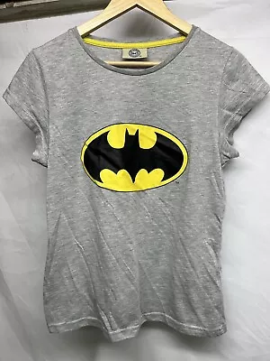 Buy DC Comics Original Grey Batman T-shirt Size 14 • 4.99£