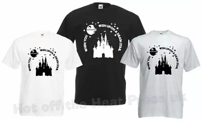 Buy Star Wars/Disney Holiday Inspired (Wish Upon A Death Star) In White/Grey/Black • 9.49£