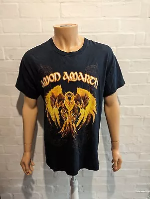 Buy Amon Amarth Eagle In The Sky Shape Shifter Band Tour Black T-Shirt Large Top • 23.30£