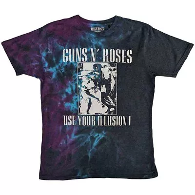Buy Guns N Roses 'Use Your Illusion Monochrome' Dye Wash T Shirt - NEW • 15.49£