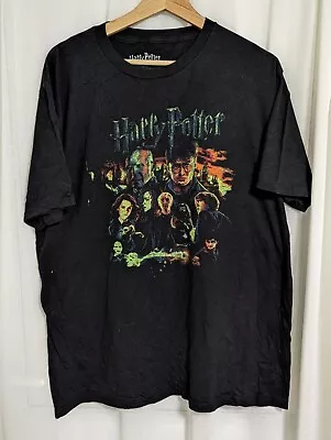 Buy Harry Potter T Shirt Size L Black Graphic • 8.99£