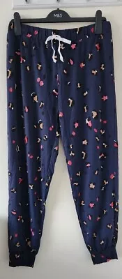 Buy BNWT Marks & Spencer Animal Print Cuffed Pyjama Bottoms - Cool Comfort - Size M • 15.99£