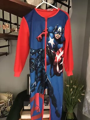Buy MARVEL Avengers Kids Bodysuit One Piece Pyjama Sleepsuit Age 7-8 Years Clothing • 2.99£