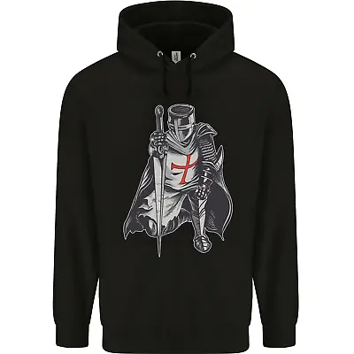 Buy A Nights Templar St Georges Day England Mens 80% Cotton Hoodie • 24.99£
