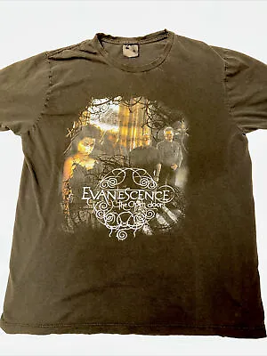 Buy Original Evanescence The Open Door Size Large Tour Concert T Shirt 2006 Giant • 128.03£