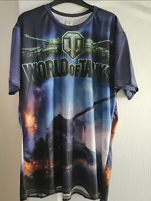 Buy New Mens World Of Tank T-shirt • 4.95£