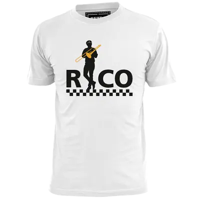 Buy Mens Rico Rodriguez Typo 2 Tone Ska T Shirt Specials Madness Hall Rude Boy • 10.99£