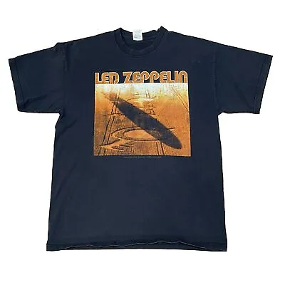 Buy 2005 Vintage Led Zeppelin Crop Circle Rare Rock Music Band T-Shirt Size L • 84.95£