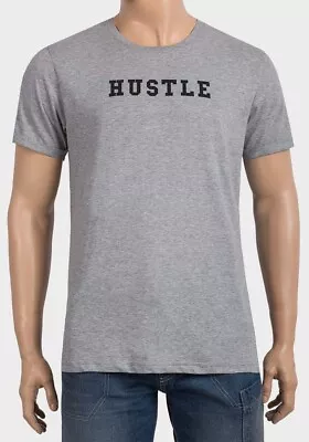 Buy Hustle - Slogan Print T-Shirt • 7£