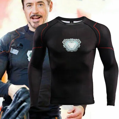 Buy Avengers Infinity War Iron Man T-Shirts Cosplay Superhero Tony Stark 3D Top • 16.31£