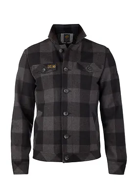 Buy Mens  Dreamweaver  Wool Trucker  Lumber Jacket Gingham Check   S M L  • 45.99£