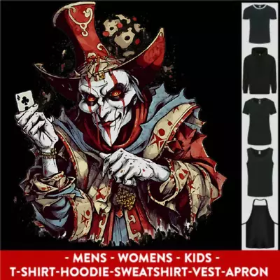 Buy Evil Joker Clown Demon Jester Mens Womens Kids Unisex • 26.99£