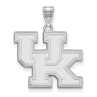 Buy University Of Kentucky Wildcats School Letters Logo Pendant In Sterling Silver • 65.35£