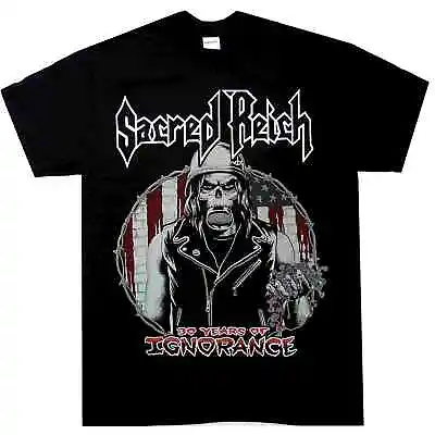 Buy Sacred Reich 30 Years Of Ignorance Shirt S M L XL Official T-Shirt Thrash Metal • 25.28£