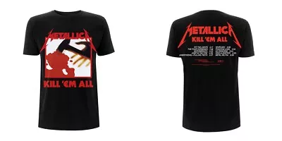 Buy Metallica 'Kill Em All Tracks' T Shirt - NEW • 16.99£