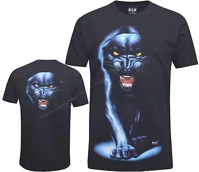Buy New Black Panther Biker Black T-Shirt,Front & Back Print M - 3XL • 11.99£