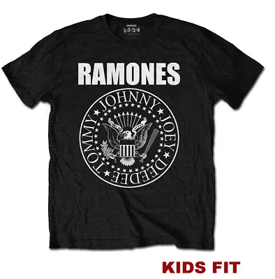 Buy Ramones  T SHIRT Official Presidential Seal Kids Boys Girls Retro Rock Punk NEW • 12.94£