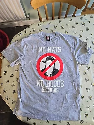 Buy No Hats No Hoods Records T-Shirt Size L Grime Label • 5.95£