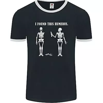 Buy I Found This Humerus Funny Slogan Humorous Mens Ringer T-Shirt FotL • 12.49£