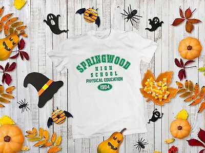 Buy Springwood High School T-Shirt - Nightmare On Elm Street Tee Top Halloween  • 9.99£