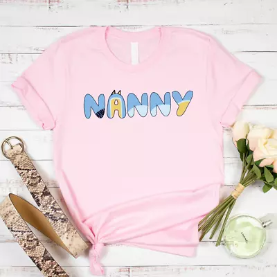 Buy Puppy Dog Nanny T-Shirts - Pink • 14.99£