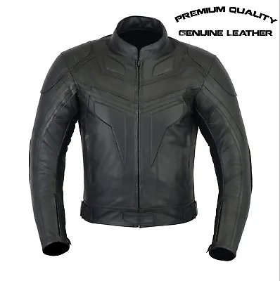 Buy Batman Premium Quality Mens Ce Armour Motorcycle Motorbike Cow Leather Jacket • 69.99£