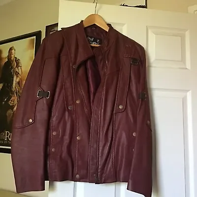 Buy Guardians Of The Galaxy 1 Star Lord Genuine Leather Jacket (UK Size Large L) • 75£