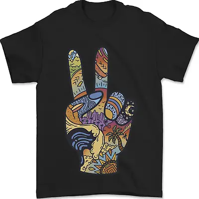 Buy Vacation Peace Gesture Holiday Travel Mens T-Shirt 100% Cotton • 7.49£