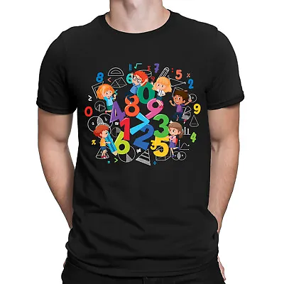 Buy Numbers Day 2024 Colorful Maths Symbols School Fun Mens Womens T-Shirts Top #DNE • 7.59£