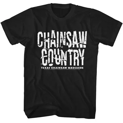 Buy Texas Chainsaw Massacre Movie Indie Horror Film Chainsaw Country Men's T Shirt • 48.64£