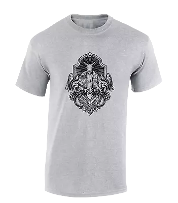 Buy Devil Demon Mens T Shirt Supernatural Horro Satan Ouija Board Pentagram Baphomet • 8.99£