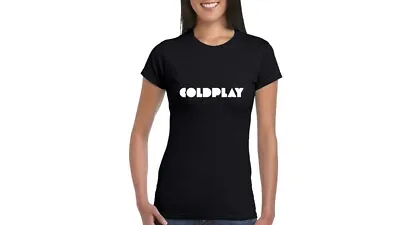 Buy WOMENS TSHIRT - COLDPLAY - LOGO - MUSIC LOVER - 90s - GIFT IDEA - SIZE 2XL • 9.99£