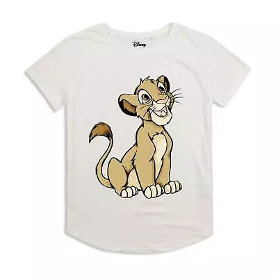 Buy Disney Womens T-shirt Lion King Sketchy Simba Smiles Top Tee S-XL Official • 13.99£