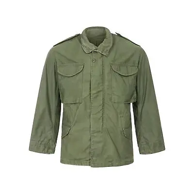 Buy Original M65 Jacket US Army Surplus Vintage Military War Combat Field Coat Olive • 100.99£