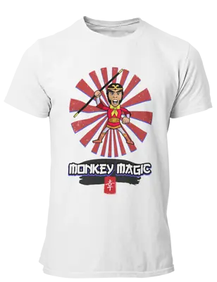 Buy Monkey Magic Tshirt Chinese Japanese Film Movie Novelty Birthday Vintage Gift • 4.99£