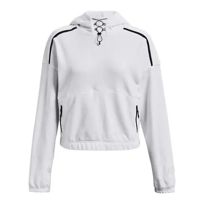 Buy Women's Under Armour UA Journey Fleece Pullover Hoodie In White • 28.99£
