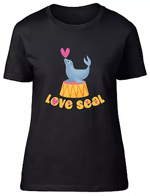 Buy Love Seal Womens T-Shirt Flipper Blubber Arctic Ladies Gift Tee • 8.99£