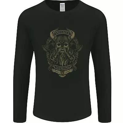 Buy Valhalla Is Calling Vikings Odin Thor Gym Mens Long Sleeve T-Shirt • 12.99£