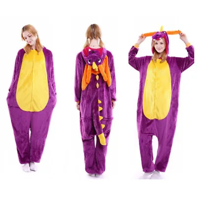 Buy UK Dinosaur Unisex Adult Animal Onsie88Onesie12 Anime Cosplay Pyjama Kigurumi M1 • 23.02£