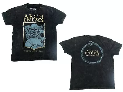 Buy ARCH ENEMY - The World Is Yours - Acid Washed - T-Shirt - Größe / Size XL - Neu • 18.93£